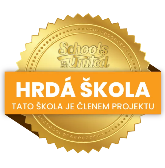 Hrdá škola - logo