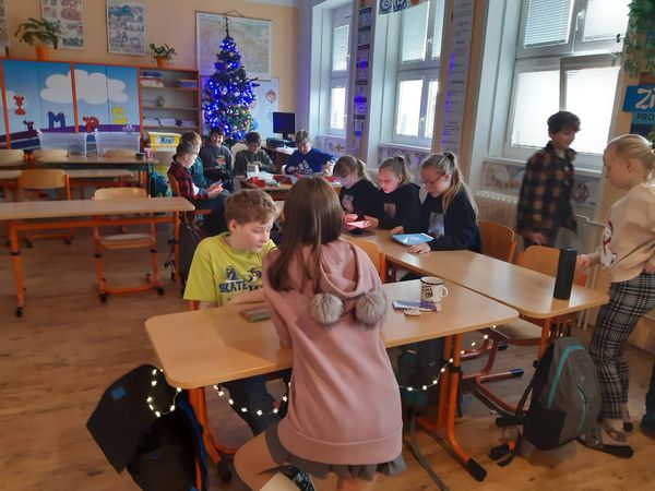 Vánoční besídky a dílny ve 3.A, 4.A, 5.B
