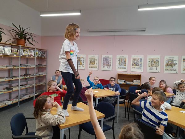 Městská knihovna - Bajky 3.B